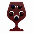 Ver imagem 1 de Garrafeiro Cálice 5 Garrafas Marsala