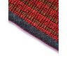 Tapete Sisal Fibra Natural de Luxo 60x80cm Várias Cores:Vermelho Listra Dourada - 2