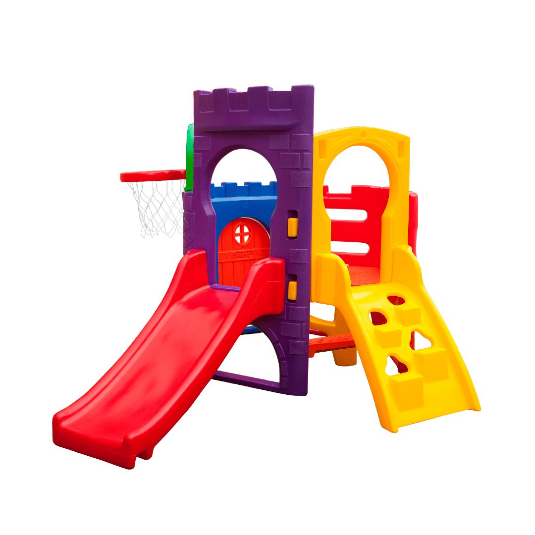 Playground Miniplay Petit com Escorregador Infantil Freso