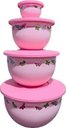 Ver imagem 2 de Tupperware Kit 4 Peças Tigelas Murano Borboletas