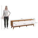 Ver imagem 4 de Rack para TV até 75 Polegadas 3 Portas 180cm Kappesberg Canela/Branco