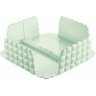 Porta Guardanapo de Mesa Bpa Free 20 X 20 X H7,3cm - Tiffany - Verde Malva - Guzzini - 1