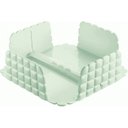Ver imagem 1 de Porta Guardanapo de Mesa Bpa Free 20 X 20 X H7,3cm - Tiffany - Verde Malva - Guzzini