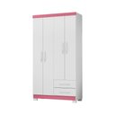 Ver imagem 4 de Roupeiro 100cm 4 Portas 2 Gavetas - Ssx Multicoisas