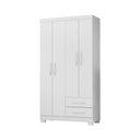 Ver imagem 2 de Roupeiro 100cm 4 Portas 2 Gavetas - Ssx Multicoisas