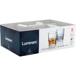 LUMINARC COCKTAIL COPO UÍSQUE 10x9x9cm 380ml VIDRO TEMPERADO TRANSP 6PÇ - 2