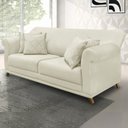 Ver imagem 2 de Sofa 2 Lugares Retro Polo 180cm com Almofada Veludo 2221 Ezz