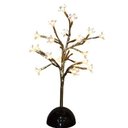 Ver imagem 1 de Luminária Árvore Abajur Rosê Gold Flor LED 24 Lâmpadas 35cm À Pilha - Magizi