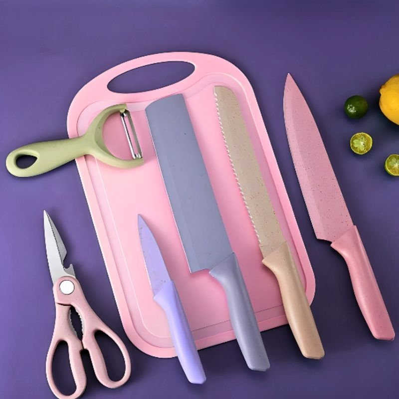 Kit Utensílios de Cozinha com 7 Peças Coloridas - 2