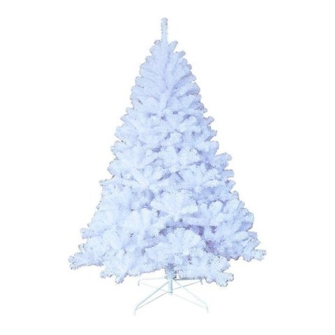 Árvore de Natal Pinheiro Suíço Branco Luxo Premium 346 Galhos 1,50M - Master