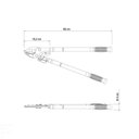 Ver imagem 3 de Tesourão de Poda Tipo Anvil Tramontina em Aço com Cabos Extensíveis de 46,5 até 78,5 Cm