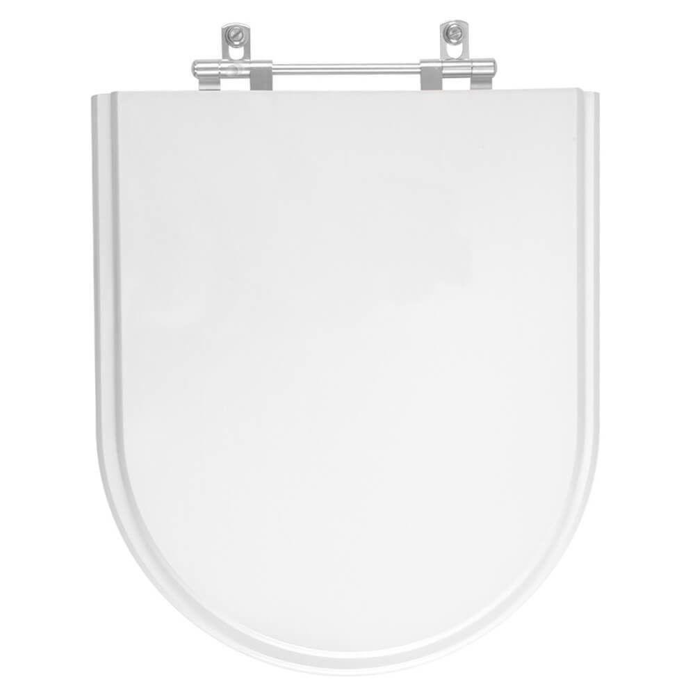 Tampa de Vaso Poliéster Smart Branco para Bacia Celite - 1