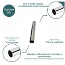 Ver imagem 3 de Tubo inox 15,8mm 5/8 polegadas (tam: 1,5m) cano 1,2mm espessura TUBO INOX 5/8 POLEGADA