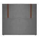 Ver imagem 7 de Kit Cabeceira e Calçadeira Baú para Cama Box Solteiro 90cm Pietro Bouclê - Sofa Store:bouclê Cinza G