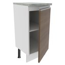 Ver imagem 5 de Balcão Armário de Cozinha 35 cm 1 Porta Branco/Rustic Glamy Madesa