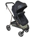 Ver imagem 1 de Carrinho de Bebe Infantil Berço Passeio Moises Reversível 3 em 1 Reclinável até 15kg Galzerano