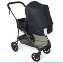 Ver imagem 7 de Carrinho de Bebe Infantil Berço Passeio Moises Reversível 3 em 1 Reclinável até 15kg Galzerano