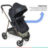 Carrinho de Bebe Infantil Berço Passeio Moises Reversível 3 em 1 Reclinável até 15kg Galzerano - 5