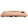 Mesa Portátil Dobrável para Notebook Cama Home Office Refeição (D) - Marrom Amarelado - 4