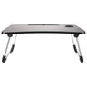 Mesa Portátil Dobrável para Notebook Cama Home Office Refeição (D) - Preto - 5