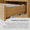 Ver imagem 6 de Guarda Roupa Lizz 6 Portas de Bater 6 Gavetas MDF Hannover Casa D Móveis