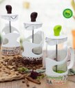Ver imagem 4 de Cafeteira Francesa Coffee 400ml Branco/Marrom - Fratelli