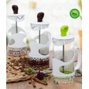 Ver imagem 4 de Cafeteira Francesa Coffee 400ml Branco/Marrom - Fratelli