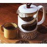 Cafeteira Francesa Coffee 400ml Branco/Marrom - Fratelli - 5