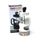 Ver imagem 2 de Cafeteira Francesa Coffee 400ml Branco/Marrom - Fratelli