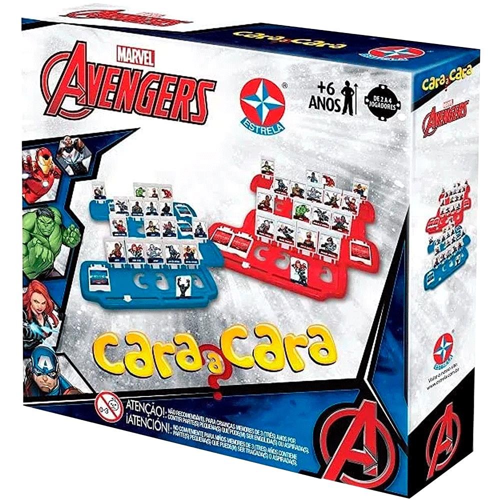 Jogo Infantil Cara a Cara Vingadores Marvel Estrela Ref:1001603100127 6 Anos+ - Un - Sortidos