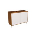 Ver imagem 1 de Balcão de Cozinha Denver Ph 3111 C/ 2 Portas S/ Tampo 120cm Freijo Rocks/branco - Herval