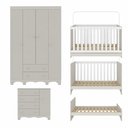 Ver imagem 7 de Quarto de Bebê Completo com Berço Americano 3 em 1 p/Colchão 130x70cm Dengo Multimóveis MP4584