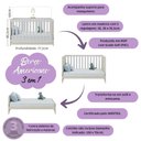 Ver imagem 6 de Quarto de Bebê Completo com Berço Americano 3 em 1 p/Colchão 130x70cm Dengo Multimóveis MP4584