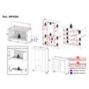 Ver imagem 4 de Quarto de Bebê Completo com Berço Americano 3 em 1 p/Colchão 130x70cm Dengo Multimóveis MP4584