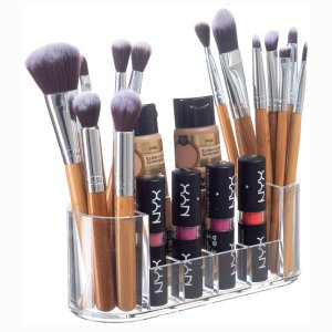 Organizador Porta Pincel Maquiagem Lápis Acrílico ORG-279