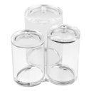 Ver imagem 2 de Porta Algodão Cotonete Discos Organizador Acrílico Banheiro