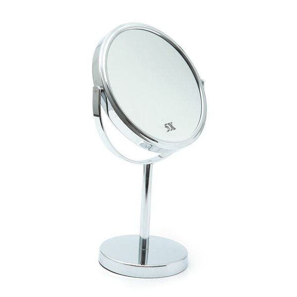 Espelho Para Maquiagem De Mesa Grande Dupla Face 5x Aumento / ESP031 - 2