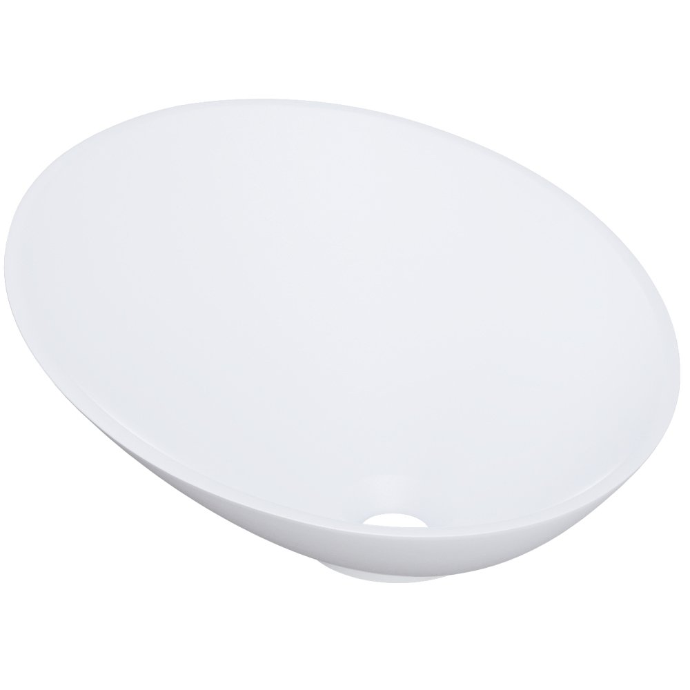 Cuba de Apoio Meia Lua para Banheiro Lavabo C01 Bm38w Branco Matte Fosca - Lyam - 1