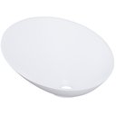 Ver imagem 1 de Cuba de Apoio Meia Lua para Banheiro Lavabo C01 Bm38w Branco Matte Fosca - Lyam