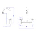 Ver imagem 4 de Torneira Misturador Deca Max 1256.c34 de Bancada Cromada Cromado 1256.c34