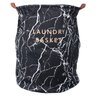 Cesto para Roupa Suja Passar Dobrável Banheiro Lavanderia - Preto - 1