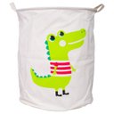 Ver imagem 1 de Cesto para Roupa Dobrável Banheiro Lavanderia Infantil / Lv-097 - Verde