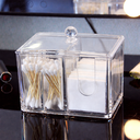 Ver imagem 2 de Porta Algodão Cotonete Organizador Acrílico Higiene Banheiro