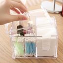 Ver imagem 3 de Porta Algodão Cotonete Organizador Acrílico Higiene Banheiro