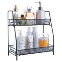 Ver imagem 1 de Organizador Banheiro 2 Andares Aramado P/ Cosméticos Cozinha Lavabo Quarto Vasos Livros