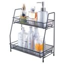 Ver imagem 2 de Organizador Banheiro 2 Andares Aramado P/ Cosméticos Cozinha Lavabo Quarto Vasos Livros