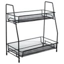 Ver imagem 3 de Organizador Banheiro 2 Andares Aramado P/ Cosméticos Cozinha Lavabo Quarto Vasos Livros