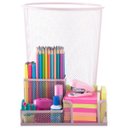Ver imagem 1 de Porta Lápis + Lixeira para Escritório Mesa Estudos Home Office / Ho-303 - Rosê