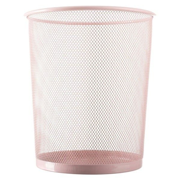 Porta Lápis + Lixeira para Escritório Mesa Estudos Home Office / Ho-303 - Rosê - 7