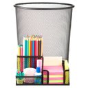 Ver imagem 1 de Porta Lápis + Lixeira para Escritório Mesa Estudos Home Office / Ho-303 - Preto
